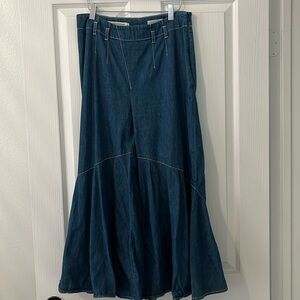Anthropologie Pilcro Gaucho Size 8 Medium Wash